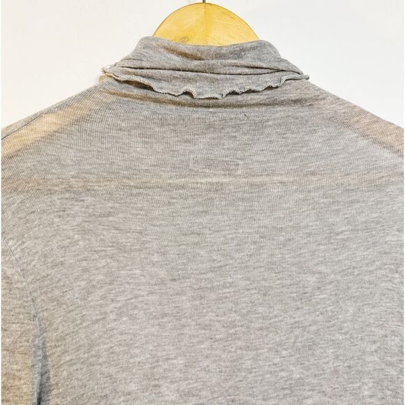 🎄Chelsea 28 Sheer Turtleneck Long Sleeve Top Grey Size XS - Picture 4 of 6